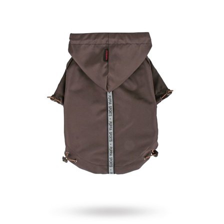 Puppia - Base Jumper Brown - Regntäcke - Regnkläder, regnjacka & regntäcke till hund