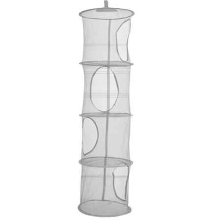 4 lags mesh sammenleggbar barneleker Oppbevaringsstativ Hengende kurv Diverse Organizer