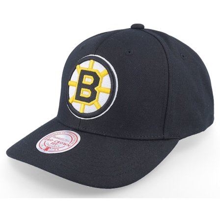 Mitchell & Ness - Negro adjustable Gorra - Boston Bruins Team Ground 2.0 Pro Black Adjustable @ Hatstore