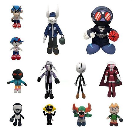 Friday Night Funkin Tricky The Clown Plyslegetøj Kid Blødt udstoppet dukkespilsgaver