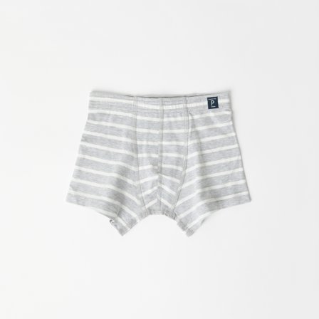 Polarn O. Pyret - Striped boxer shorts brief - 86 - 92 - Childrenswear - grey