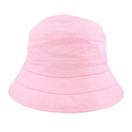 Seeberger - Roze historical Hoed - Chambray Fabric Fuchsia Cloche @ Hatstore