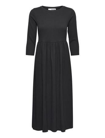 Slfbea 3/4 Knee Dress B Black Selected Femme