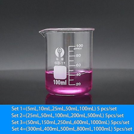 Lasimitta-astia, 1 kpl, korkea lämpötilan kestävyys