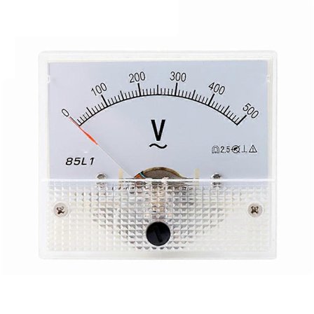 Analog Voltmeter Panel Volt Meter Mätare Spänningstestare för Kretstestning