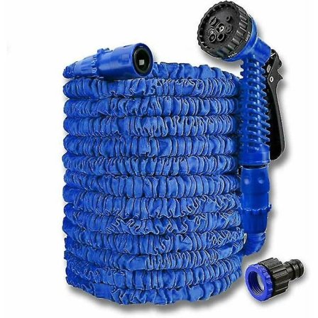 Hageslange, 100 fot/30 m utvidbar hageslange fleksibel slange utvidbar slange