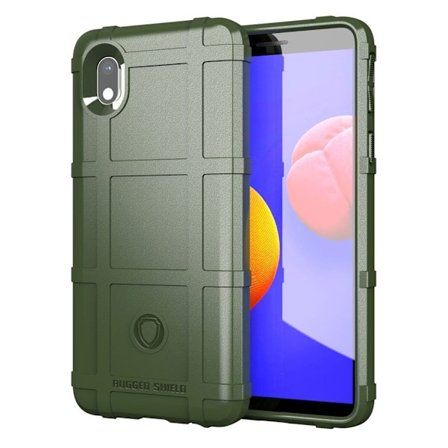 Rugged Shield Samsung Galaxy A01 Core skal - Grön