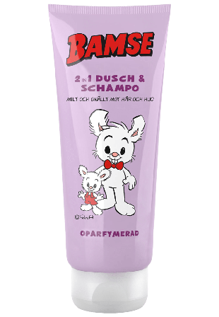 Bamse Skincare 2in 1 Dusch & Schampo Kroppsvård hygien Unisex 200 ML