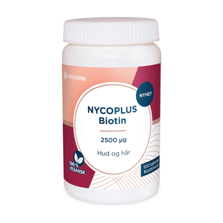 Nycoplus Biotin 2500 μg tabletter, 100 stk.
