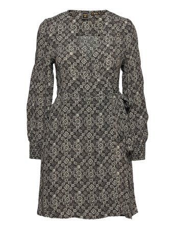 Bohemian Wrap Dress Grey Superdry