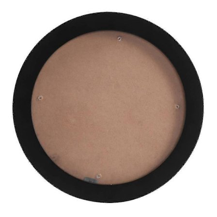 Pyöreät puiset valokuvakehykset Lahja Tee-se-itse seinälle ripustettava puinen valokuvapidike (musta)