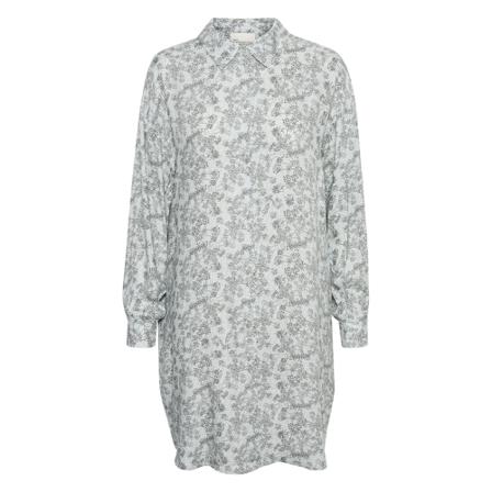 My Essential Wardrobe Shadow Long Shirt , Blauw , Dames , Maat: S