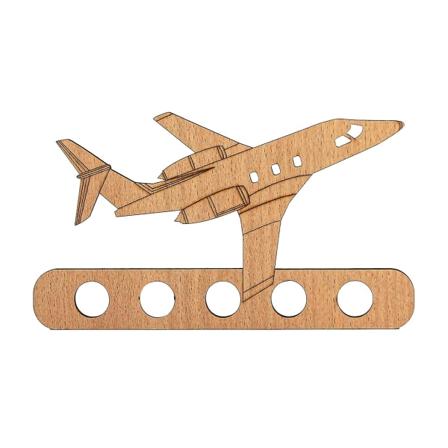 Träflygplansprydnad Pengarhållare Hål Hantverk Fint utförande Unikt flygplan Födelsedagspengargåva Tianyuhe