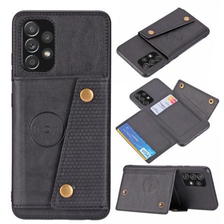TG Samsung Galaxy A23 5G - Stilfuldt Slank Skal med Kortlomme Sort