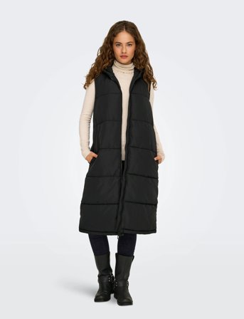 ONLY Onlalina Long Waistcoat Otw Noos - Black - XS