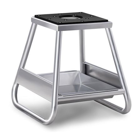 COSTWAY Dirt Bike Lift Stand, med Anti-Slip Top aftagelig oliebeholder, belastning 450 kg