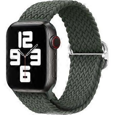 Stretchable Nylon Solo Loop-bånd Kompatibel med Apple Watch Band 41mm 40mm 38mm for Kvinner Menn, Justerbar Elastisk Flettet Rem Sport Wristbands for 