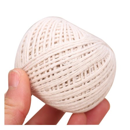 Bohemian Wind Braided Tapestry Rope Beige Cotton Yarn White Rice