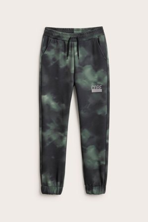 Kappahl | Spodnie dresowe we wzory | Zielony