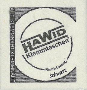 HAWID klemlommer - 82 mm - Klar