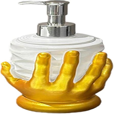 Sæbedispenser, hjerteformet hydraulisk form til håndvask, moderne flydende dispenser til køkken og badeværelse, genanvendelig tonerflaske.