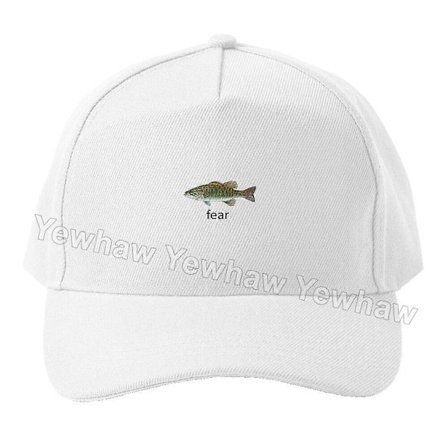 Kala Pelkää Minua - Kalastusmeemi Baseball-Lippis (FMY)