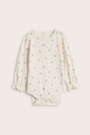 Newbie | Blomstrete body | Offwhite