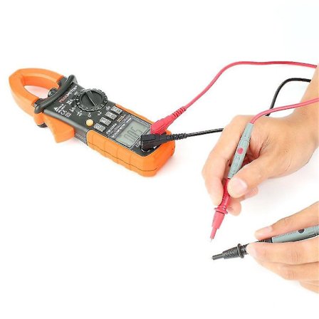 Digitalt tångmätare DC AC Volt AC Amp Ohm Tester MS2008A 2000 räkningar