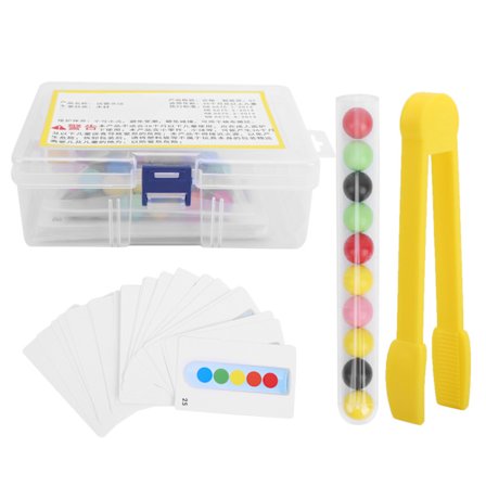 Test Tube Toy Träklämma Pärlor Bollar Fin Motorik Färdigheter Leksaker Pedagogiska Barn Present Test Tube Toy