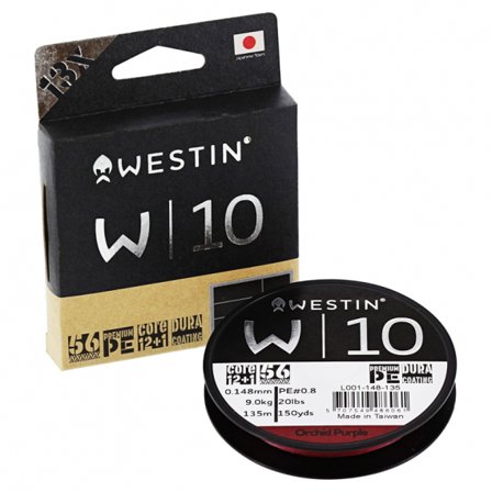 Westin W10 13 Braid Orchid Purple 135m - 0.235mm 18.9kg