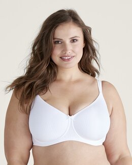 Bøyle-bh Smooth Line Hvit - C85 - Swegmark