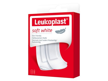 Leukoplast Soft White plasterstrips, 20 stk.