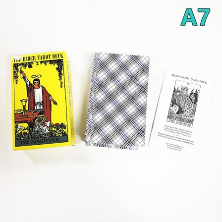 12*7 cm iso tarot kortti kirkas väri ritari tarot prisma t