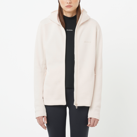 Salomon - Midlayers Outline Warm Fleece Hd W - Whisper White