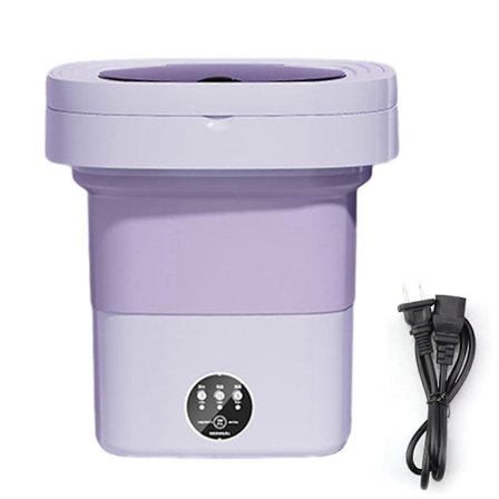 11l Vikbar Tvättmaskin Med Centrifugering, Blått Ljus Sterilisering Tvättmaskin För Underkläder Babykläder AU-kontakt