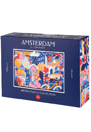 Ohlsson & Lohaven Pussel Amsterdam, 1000 bitar Unisex Blå ONESIZE