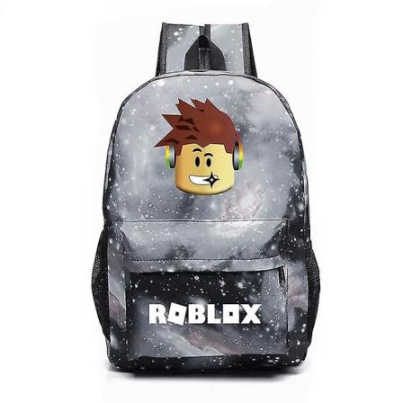 Roblox Game Perifer Rygsæk Resväska för Män och Kvinnor Datorväska Studentväska Stil 6