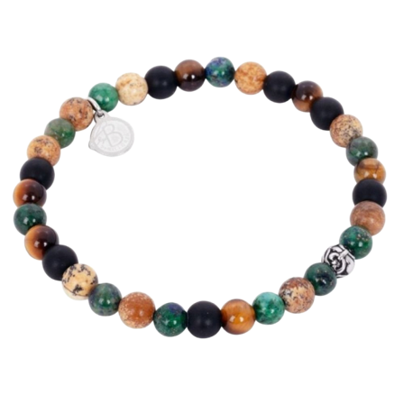 by BILLGREN Billy Beaded Bracelet Multicolored Accessoarer Herr Flerfärgad 19 cm