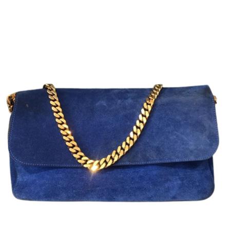 Celine Vintage, Pre-owned Bag Blauw, Dames, Maat:ONE Size