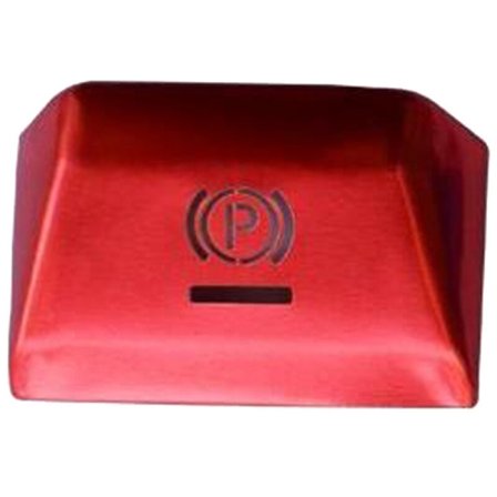 Dekorativt håndbrekk-dekorasjonsdeksel P-knapp-klistremerke for bil - 2018-2020 rød