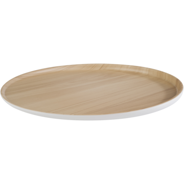 Bricka APS Frida Melamin Vit/trä