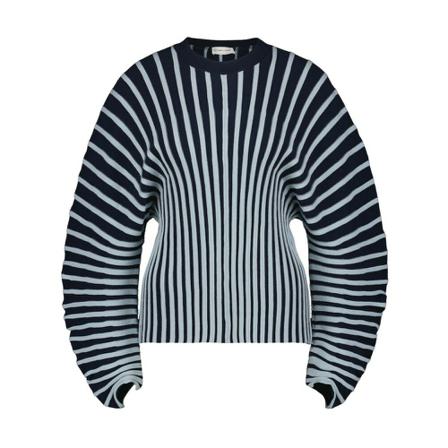 Jane Lushka Pullover Leyi Organic Cotton Blå, Dame