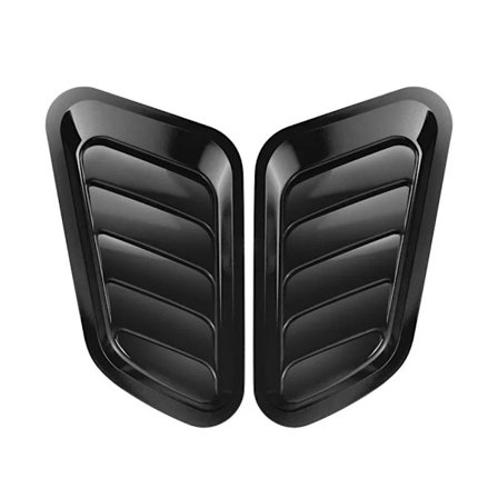 2 stk. Universal Bil Hjelm Tuning Dekoration Klistermærker Luftindtag Ventil Dæksel Auto Hjelm Scoop Kulfiber Dekoration Styling