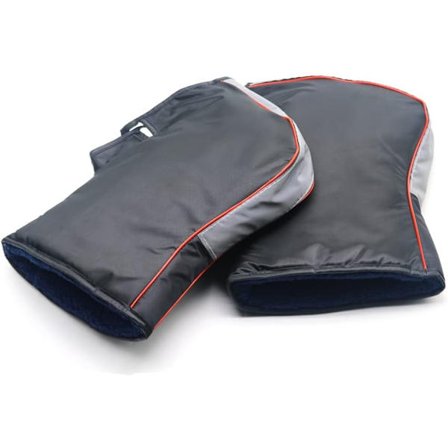 Motorcykel Håndtag Handsker Vindtætte Luffer Håndvarmer Vandtæt Varme Motorcykel Håndtag Hånd Dækker Muffer Hånd, Grå