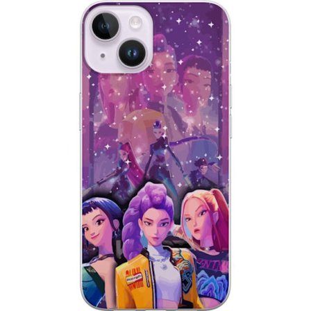 Kompatibelt Mobildeksel til Apple Apple iPhone 14 Plus Kpop Demon Jegerne Zoey Mira Aya Frontline Stjerner Forente Magi