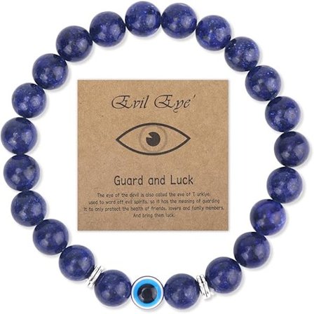 Onda Ögat Armband, Lyckobringande Onda Ögat Djävulsöga Pärlarmband för Skydd Välsignelse Vakt Perfekt Födelsedag Jubileum Alla Hjärtans Dag