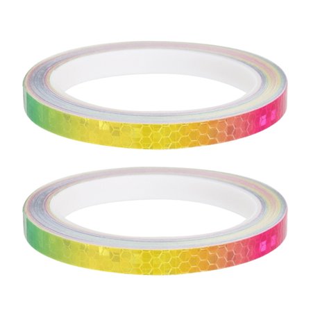 Motorcykel Cyklar Reflektor Säkerhetsvarning Fälgar Dekaltejp Bil Reflexdekaler MTB Bike Reflex Dekaltejp