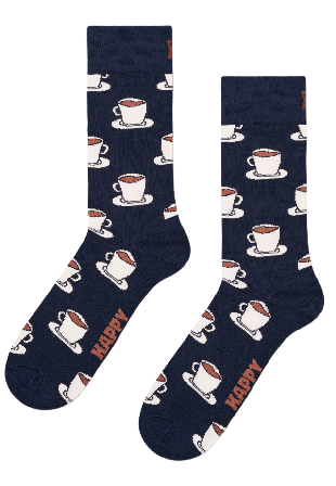Happy Socks Espresso Sock Strumpor Unisex Blå 41-46