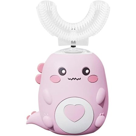 Elektrisk børnetandbørste i U-form – Ultralyd 360° rengøring, IPX7 vandtæt, 3 justerbare tilstande, støjsvagt design