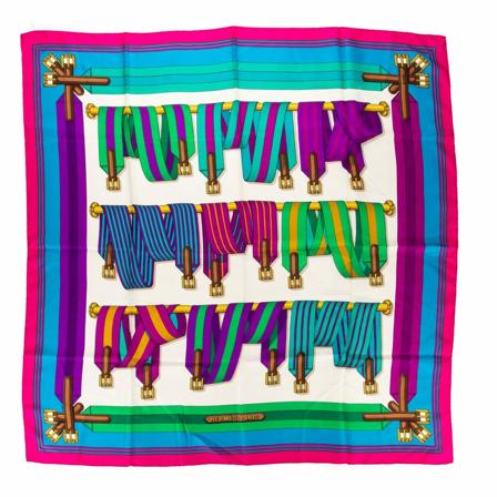 Hermès Vintage Scarf blå, Herr Vintage Accessoarer, Herr, Storlek: ONE SIZE